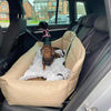 Julibee UltraSoft Large Dog Car Bed Dog Car Seat Julibees Silver Circle Pets 