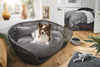 Laboni Luna Lounge Set Tudor Orthopaedic Dog Bed Dog Bed Laboni Silver Circle Pets 