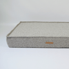 MISSOGNO Prestige Orthopaedic Boucle Rectangle Dog Bed Pet Bed MISSOGNO Silver Circle Pets 