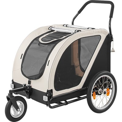 AirBuggy Nest Dog Bike Trailer & Pet Stroller | Spacious Cot | Slim Fold