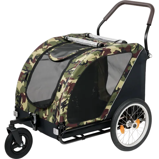 AirBuggy Nest Dog Bike Trailer & Pet Stroller | Spacious Cot | Slim Fold