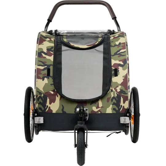 AirBuggy Nest Dog Bike Trailer & Pet Stroller | Spacious Cot | Slim Fold