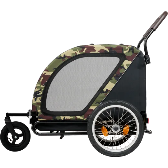 AirBuggy Nest Dog Bike Trailer & Pet Stroller | Spacious Cot | Slim Fold
