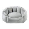 Oh Charlie Round Dog Bed Blissy Dog Bed Oh Charlie Silver Circle Pets 