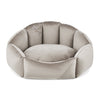 Oh Charlie Round Dog Bed Blissy Dog Bed Oh Charlie Silver Circle Pets 