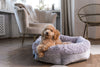 Oh Charlie Round Dog Bed Charlotte Dog Bed Oh Charlie Silver Circle Pets 