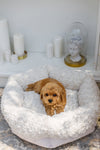 Oh Charlie Round Dog Bed Charlotte Dog Bed Oh Charlie Silver Circle Pets 