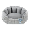 Oh Charlie Round Dog Bed Finessa Dog Bed Oh Charlie Silver Circle Pets 