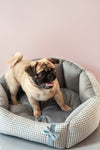 Oh Charlie Round Dog Bed Finessa Dog Bed Oh Charlie Silver Circle Pets 