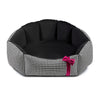 Oh Charlie Round Dog Bed Finessa New Dog Bed Oh Charlie Silver Circle Pets 