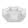 Oh Charlie Round Dog Bed Tivoli Dog Bed Oh Charlie Silver Circle Pets 