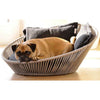 Pet Interiors Calming Dog Nest SIRO Twist Dog Bed Pet Interiors Silver Circle Pets 