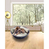 Pet Interiors Calming Dog Nest SIRO Twist Dog Bed Pet Interiors Silver Circle Pets 