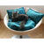 Pet Interiors Cosmo Buffalo Leather Deluxe Cat Bed, Silver Circle Pets, Cat Bed, Pet Interiors, 