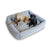 Pet Interiors Fabric Dog Bed BOOX, Silver Circle Pets, Dog Bed, Pet Interiors, Size