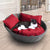 Pet Interiors Faux Leather Pet Bed CHESTER, Silver Circle Pets, Cat Bed, Pet Interiors, Size