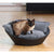 Pet Interiors Faux Leather Pet Bed MILA, Silver Circle Pets, Cat Bed, Pet Interiors, 
