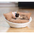 Pet Interiors Faux Leather Pet Bed MILA, Silver Circle Pets, Cat Bed, Pet Interiors, 