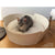 Pet Interiors LIDO Felt Designer Cat Bed, Silver Circle Pets, Cat Bed, Pet Interiors, 