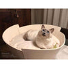 Pet Interiors LIDO Felt Designer Cat Bed Cat Bed Pet Interiors Silver Circle Pets 