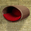 Pet Interiors Rondo Leather Cat Wall Climber Cat Bed Pet Interiors Silver Circle Pets 