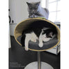 Pet Interiors Rondo Wicker Cat Bed Stand Cat Bed Pet Interiors Silver Circle Pets 