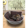 Pet Interiors Unique Cat Basket SIRO Twist Cat Bed Pet Interiors Silver Circle Pets 