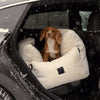 PillowVilla Luxury Dog Car Seat PLUSH Dog Car Seat PillowVilla Silver Circle Pets 