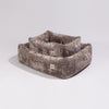 PillowVilla Memory Foam Dog Bed LOUNGE Dog Bed PillowVilla Silver Circle Pets 