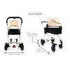 Pram Sled Flex Fit® Pram Sled The Original Hudson Silver Circle Pets 