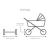 Pram Sled Flex Fit® Pram Sled The Original Hudson Silver Circle Pets 