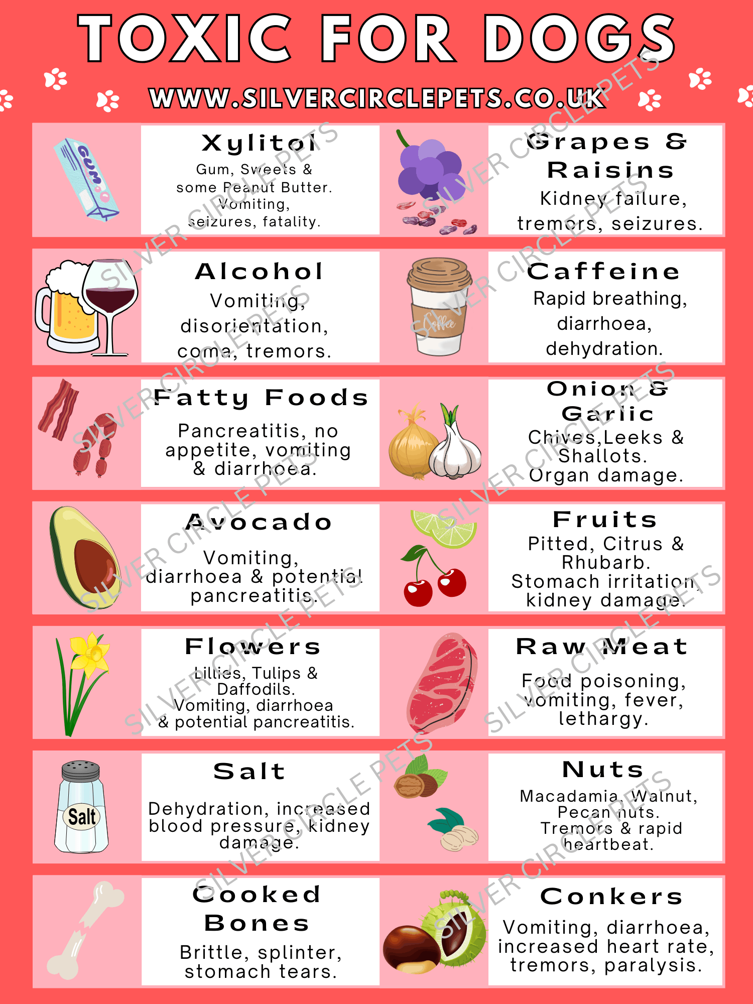 Food Not Allowed For Dogs Outlet (Silver Circle Pets Toxic Foods for Dogs Fridge Magnet Free Delivery) food-not-allowed-for-dogs-outlet-silver-circle-pets-toxic-foods-for-dogs-fridge-magnet-free-delivery