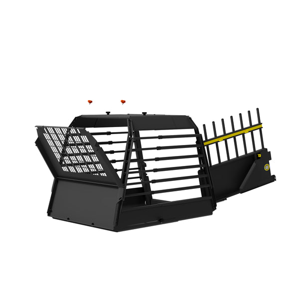 MIMsafe VarioCage Single X-Large | 4th Gen Adjustable Dog Car Crate | Crash Tested