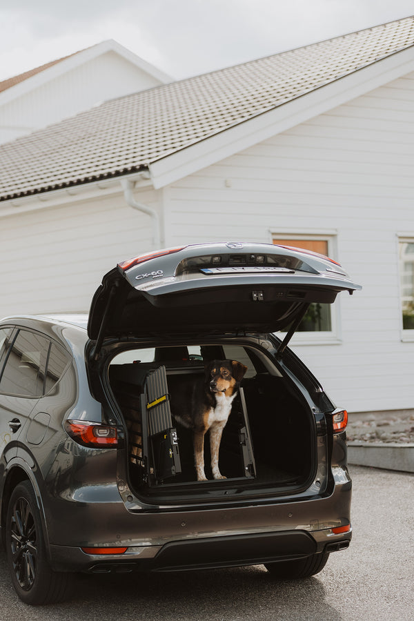 MIMsafe VarioCage Single Medium | 4th Gen Adjustable Dog Car Crate | Crash Tested