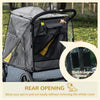PawHut 167V Foldable Large Pet Stroller