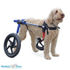 Walkin Wheels® MEDIUM/LARGE Rear Dog Wheelchair Dog Wheel Chair Walkin Wheels Silver Circle Pets 