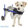 Walkin Wheels® - MINI Front Vest Dog Wheel Chair Walkin Wheels Silver Circle Pets 