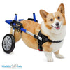 Walkin’ Wheels CORGI Wheelchair Dog Wheel Chair Walkin Wheels Silver Circle Pets 