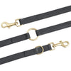 William Walker Dog Leash Noir Pet Leashes William Walker Silver Circle Pets 