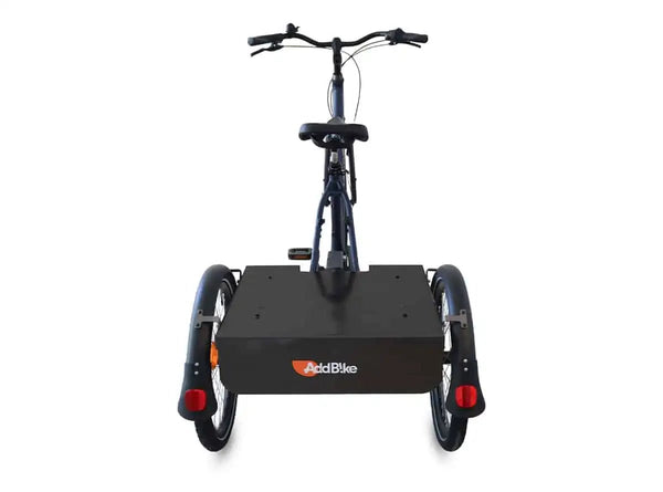 AddBike B-Back Box Pet | Tricycle Dog Bike Trailer-Pet Strollers-AddBike- Silver Circle Pets