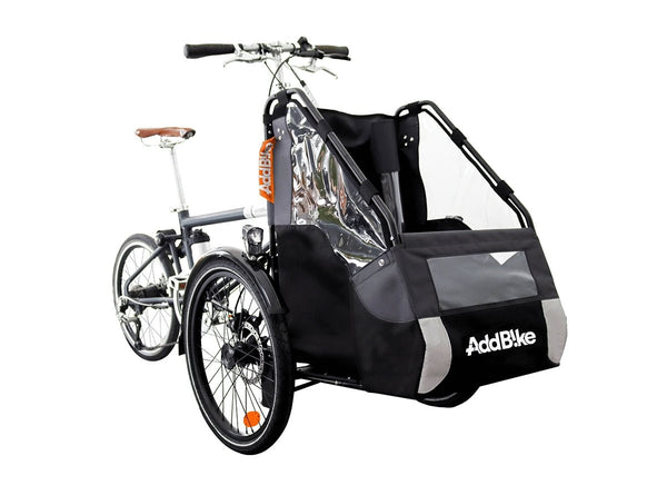 AddBike Carry'Dog Kit | Front Dog Bike Trailer-Pet Strollers-AddBike- Silver Circle Pets