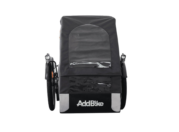 AddBike Carry'Dog Kit | Front Dog Bike Trailer-Pet Strollers-AddBike- Silver Circle Pets