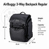 AirBuggy 3-Way Backpack Pet Carrier | Regular & Wide | Backpack, Front & Shoulder-Pet Carrier-AirBuggy- Silver Circle Pets