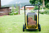 AirBuggy Cube Carriage Pet Cart | Integrated Ramp | Modular Roof-Pet Stroller-AirBuggy- Silver Circle Pets