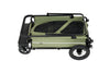AirBuggy Cube Carriage Pet Cart | Integrated Ramp | Modular Roof-Pet Stroller-AirBuggy- Silver Circle Pets