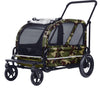 AirBuggy Cube Carriage Pet Cart | Integrated Ramp | Modular Roof-Pet Stroller-AirBuggy- Silver Circle Pets