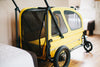 AirBuggy Cube Carriage Pet Cart | Integrated Ramp | Modular Roof-Pet Stroller-AirBuggy- Silver Circle Pets