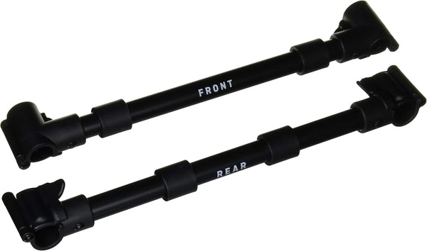 AirBuggy DOME 2 & 3 Mounting Adapter | Cot Frame Attachment Set-Pet Stroller Accessory-AirBuggy- Silver Circle Pets