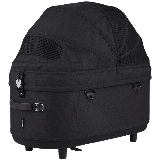 AirBuggy DOME 3 Brake Pet Stroller & Travel System | Handbrake | Slim Fold-Pet Stroller-AirBuggy- Silver Circle Pets