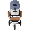 AirBuggy DOME 3 Brake Pet Stroller & Travel System | Handbrake | Slim Fold-Pet Stroller-AirBuggy- Silver Circle Pets